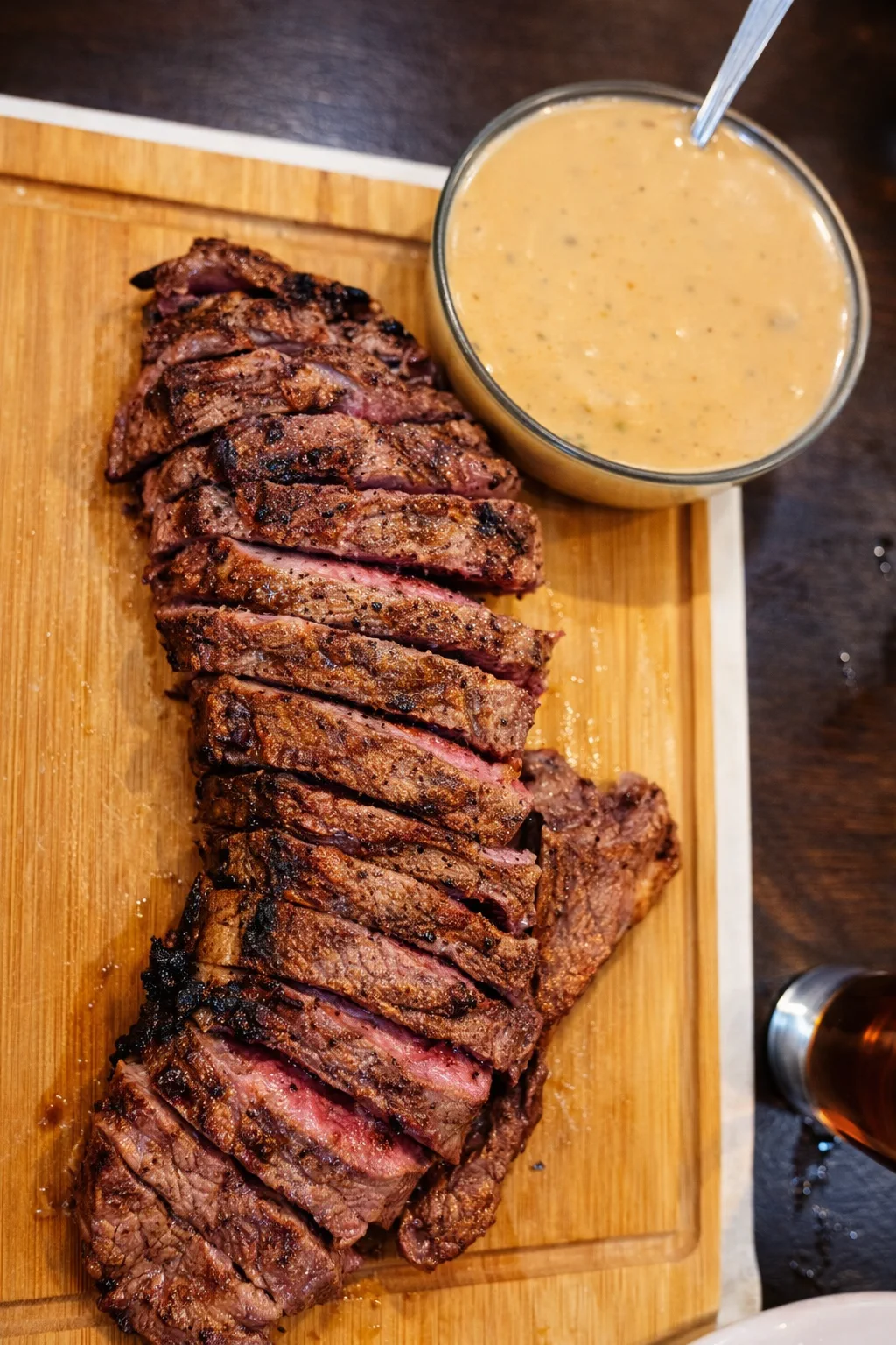 Entrecôte sur planche
